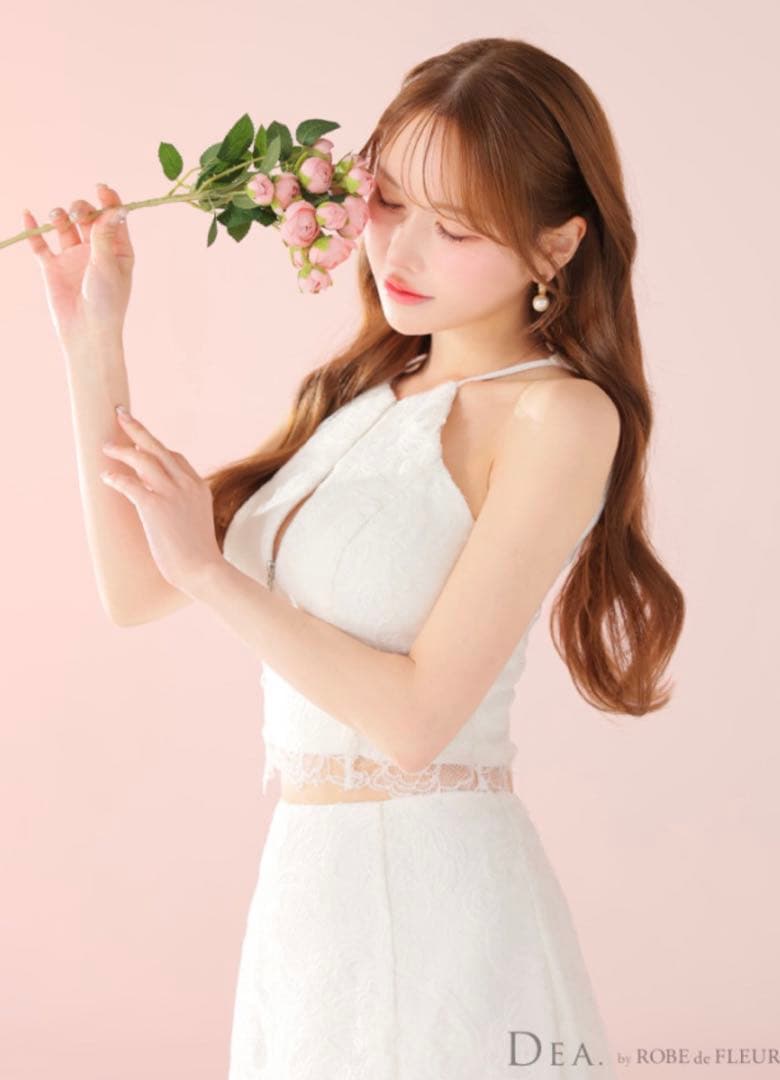 DeA ROBE de FLEURS ロングドレス　キャバドレス