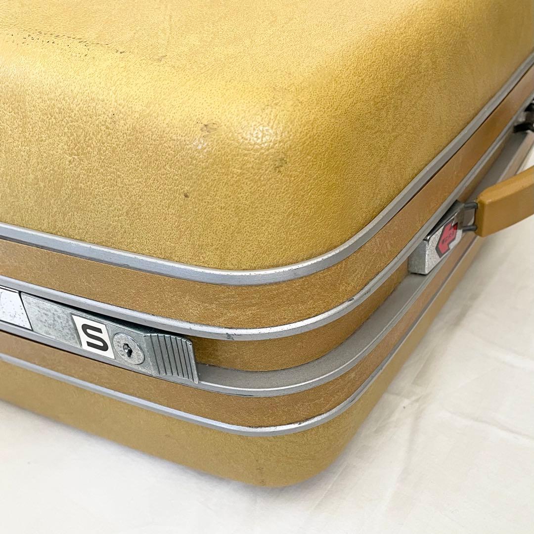 チャイビンテージ　サムソナイト　samsonite トランクケースイエロー
