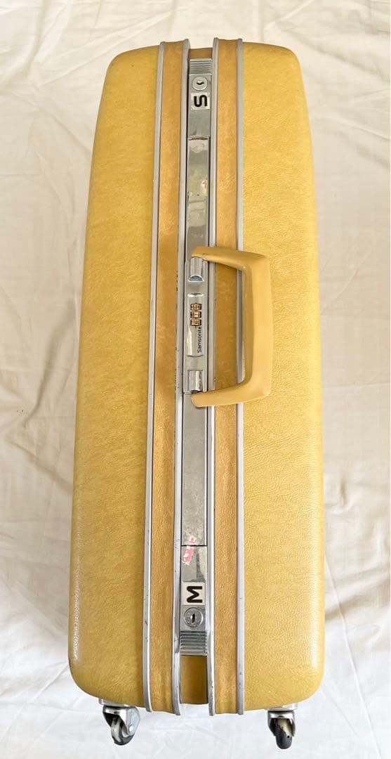 チャイビンテージ　サムソナイト　samsonite トランクケースイエロー