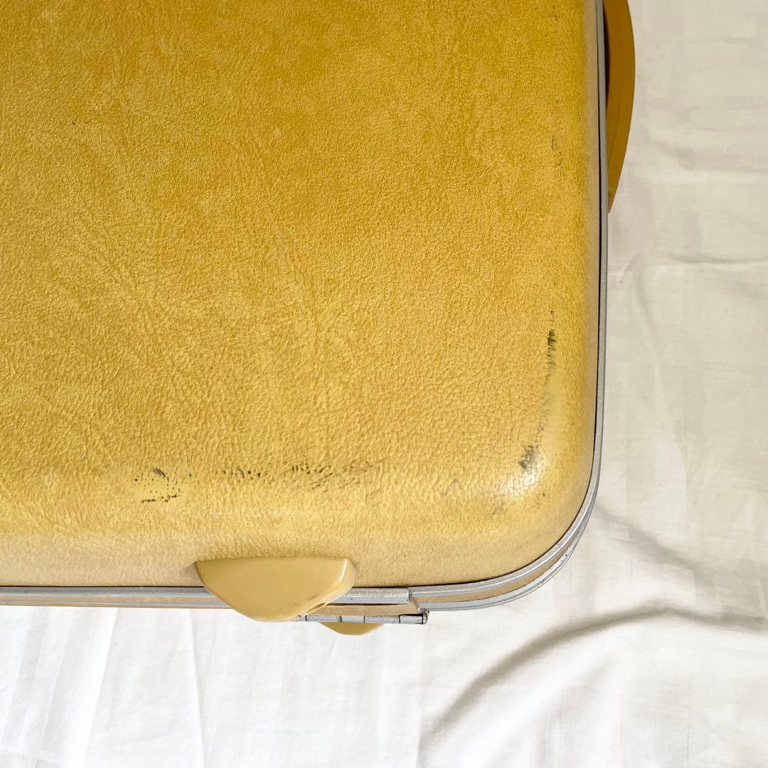 チャイビンテージ　サムソナイト　samsonite トランクケースイエロー