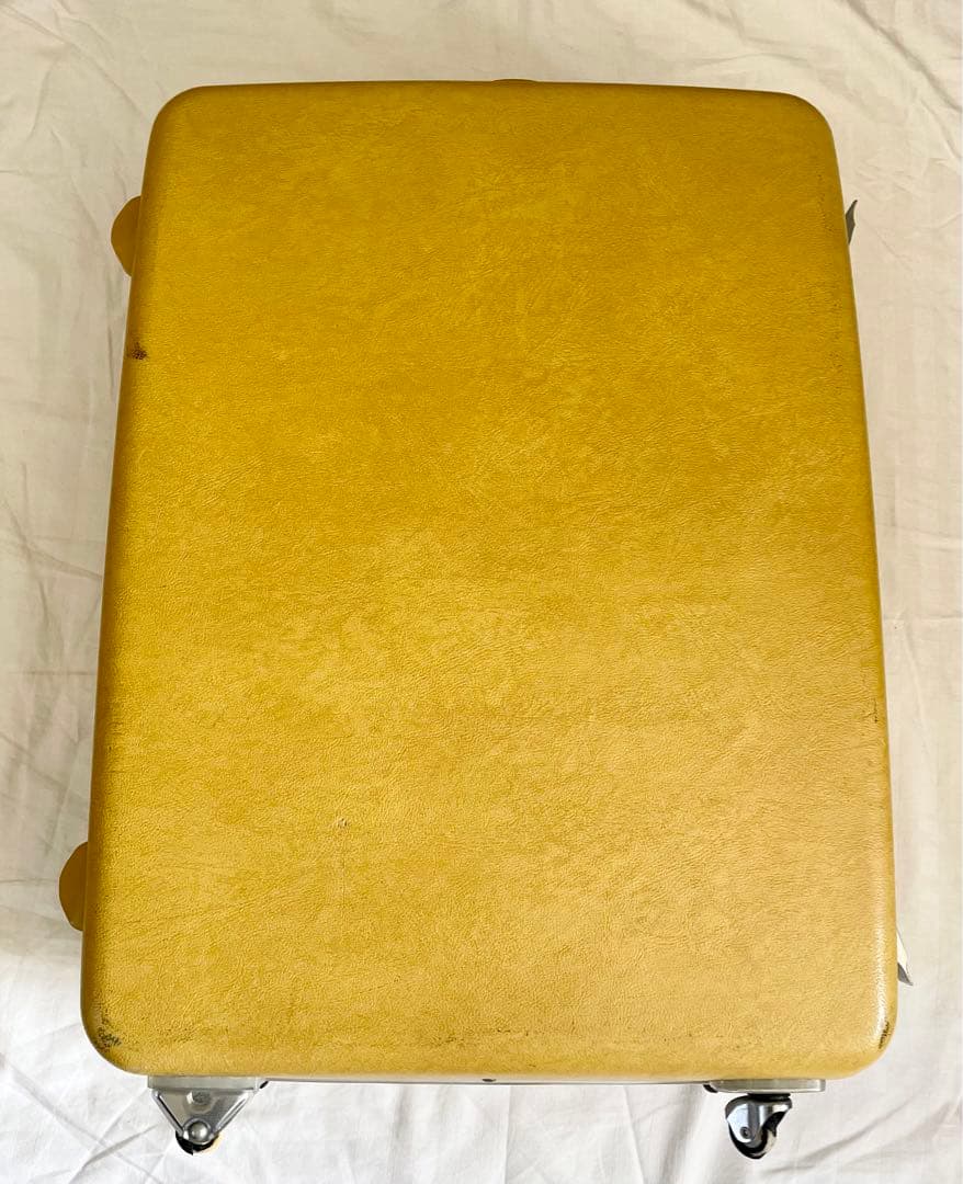 チャイビンテージ　サムソナイト　samsonite トランクケースイエロー
