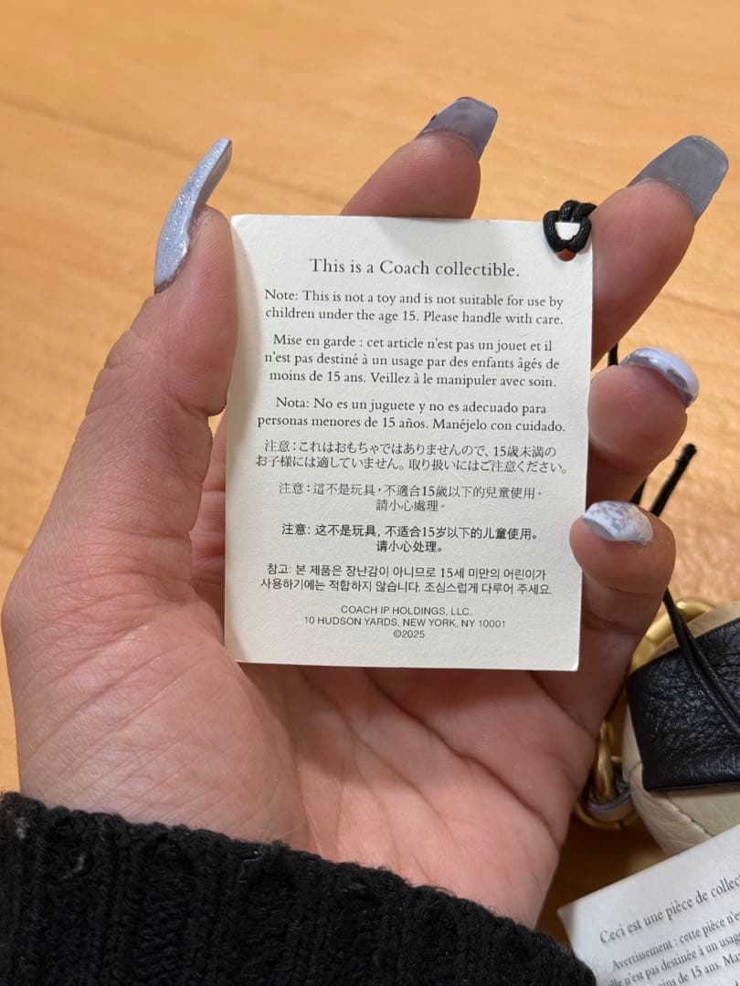 A*i様 COACH スヌーピーキーホルダー