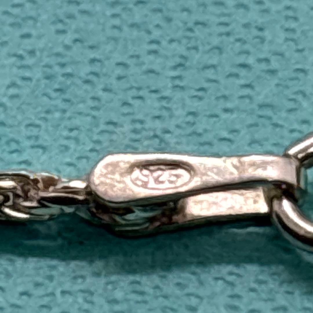 極美品 ティファニー ツイストチェーン ネックレス シルバー 925 刻印