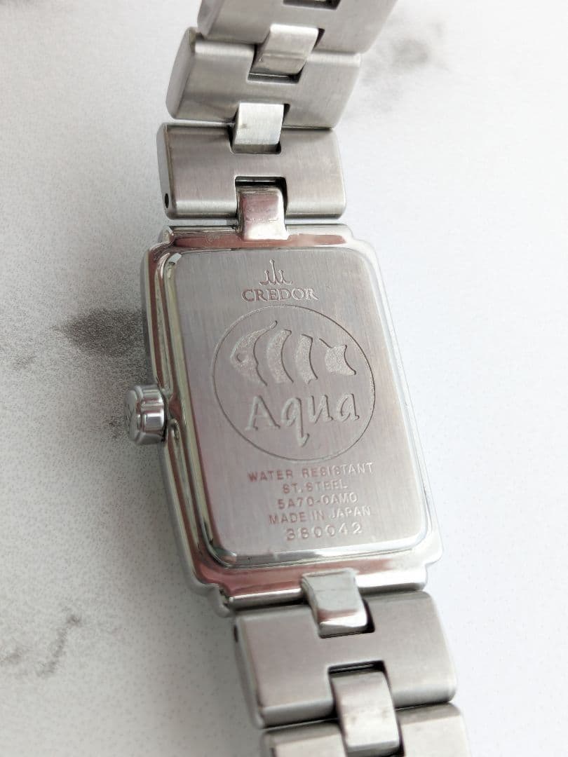 電池切れ 箱付 クレドール CREDOR アクア セイコー SEIKO ジャンク