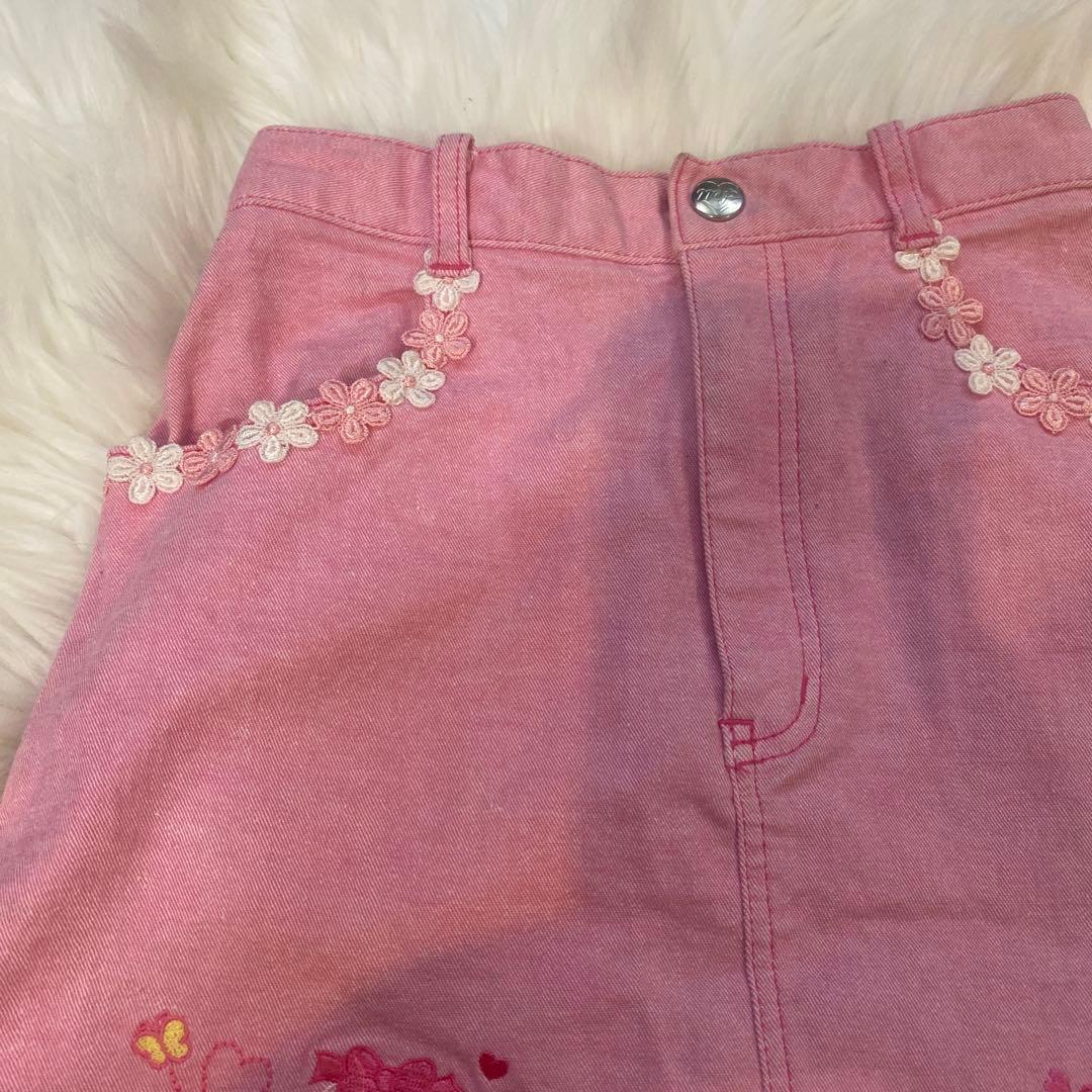 mezzo piano ベリエちゃん刺繍　スカート　140