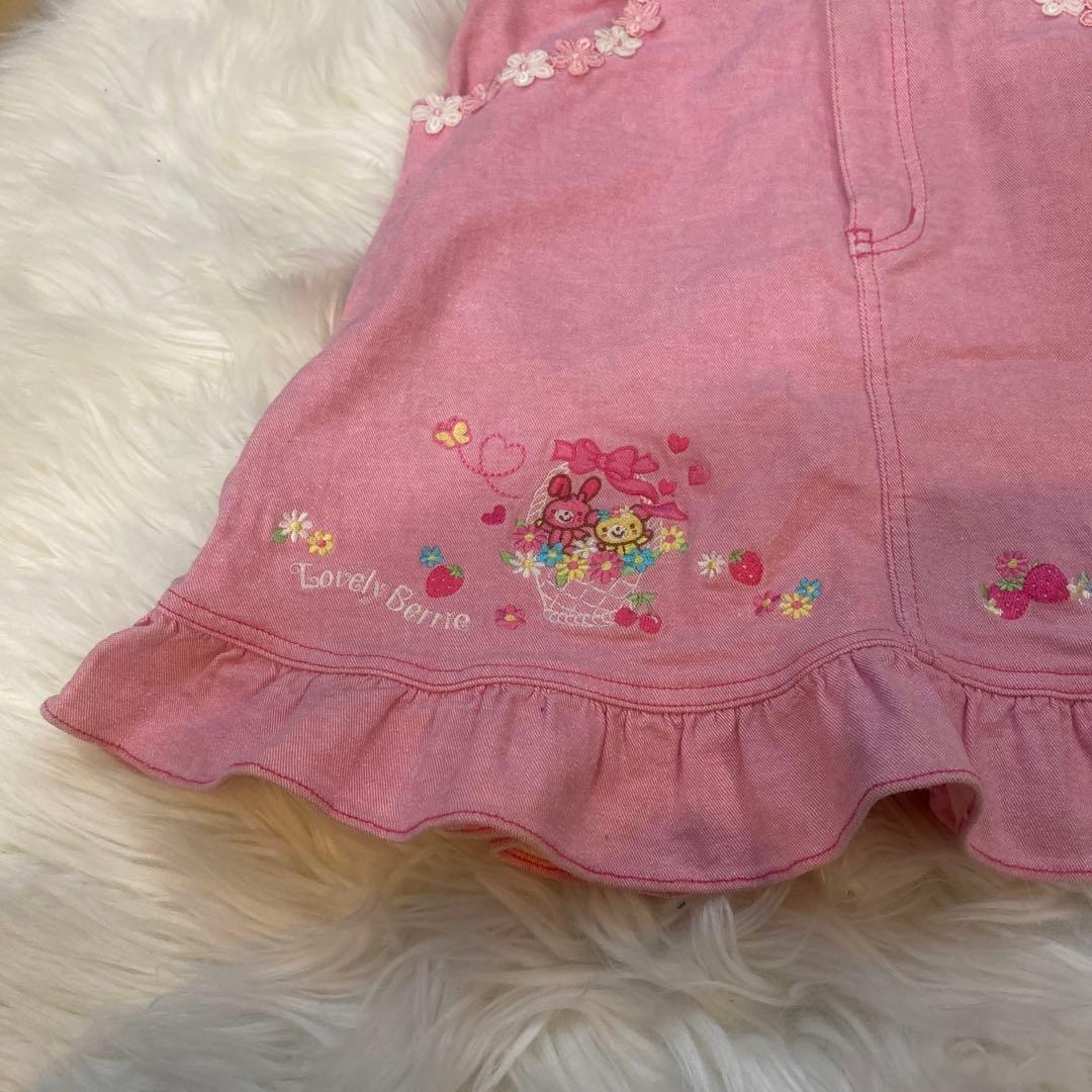 mezzo piano ベリエちゃん刺繍　スカート　140