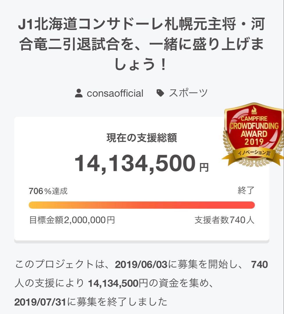 【新品・タグ付き】河合竜二引退記念試合ユニフォーム(非売品)