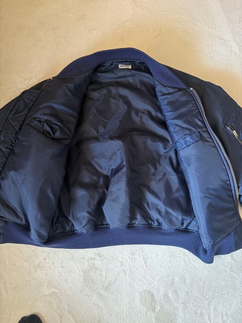 サントリー BOSS ボスジャン MA-1 初代 フライトジャケット 刺繍 古着