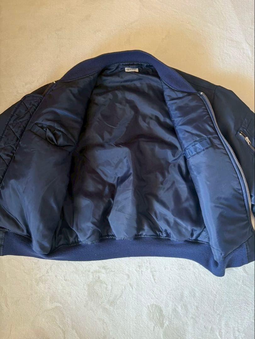 サントリー BOSS ボスジャン MA-1 初代 フライトジャケット 刺繍 古着