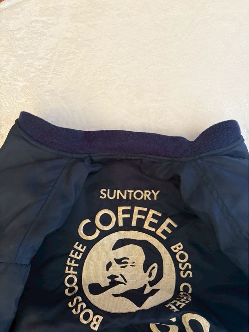 サントリー BOSS ボスジャン MA-1 初代 フライトジャケット 刺繍 古着