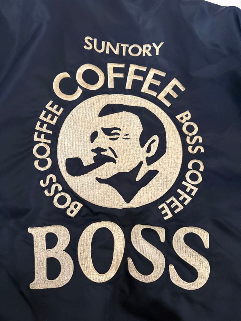 サントリー BOSS ボスジャン MA-1 初代 フライトジャケット 刺繍 古着
