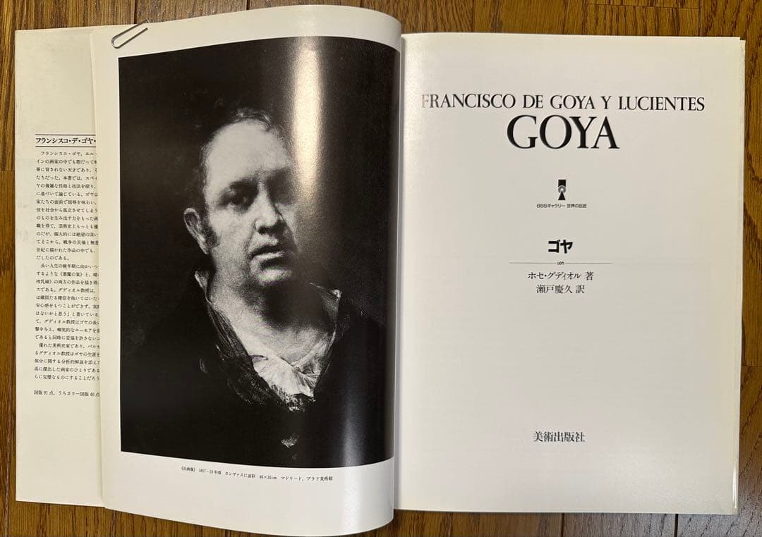 大型美術書 ゴヤ GOYA 作品集 フランシスコ・デ・ゴヤ 美術出版社