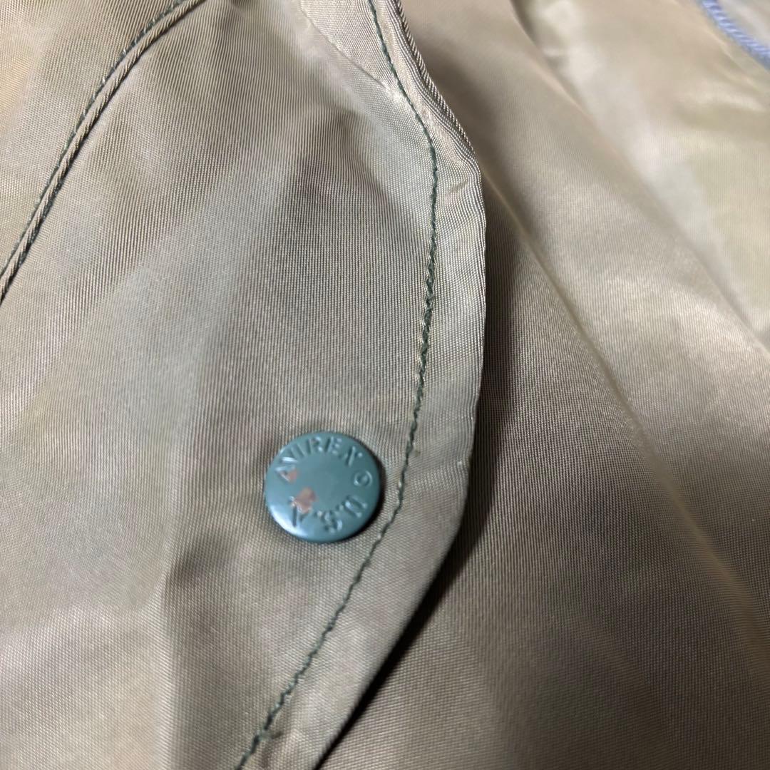 AVIREX 90s フライトジャケット MA-1 コマーシャルロゴ カーキ