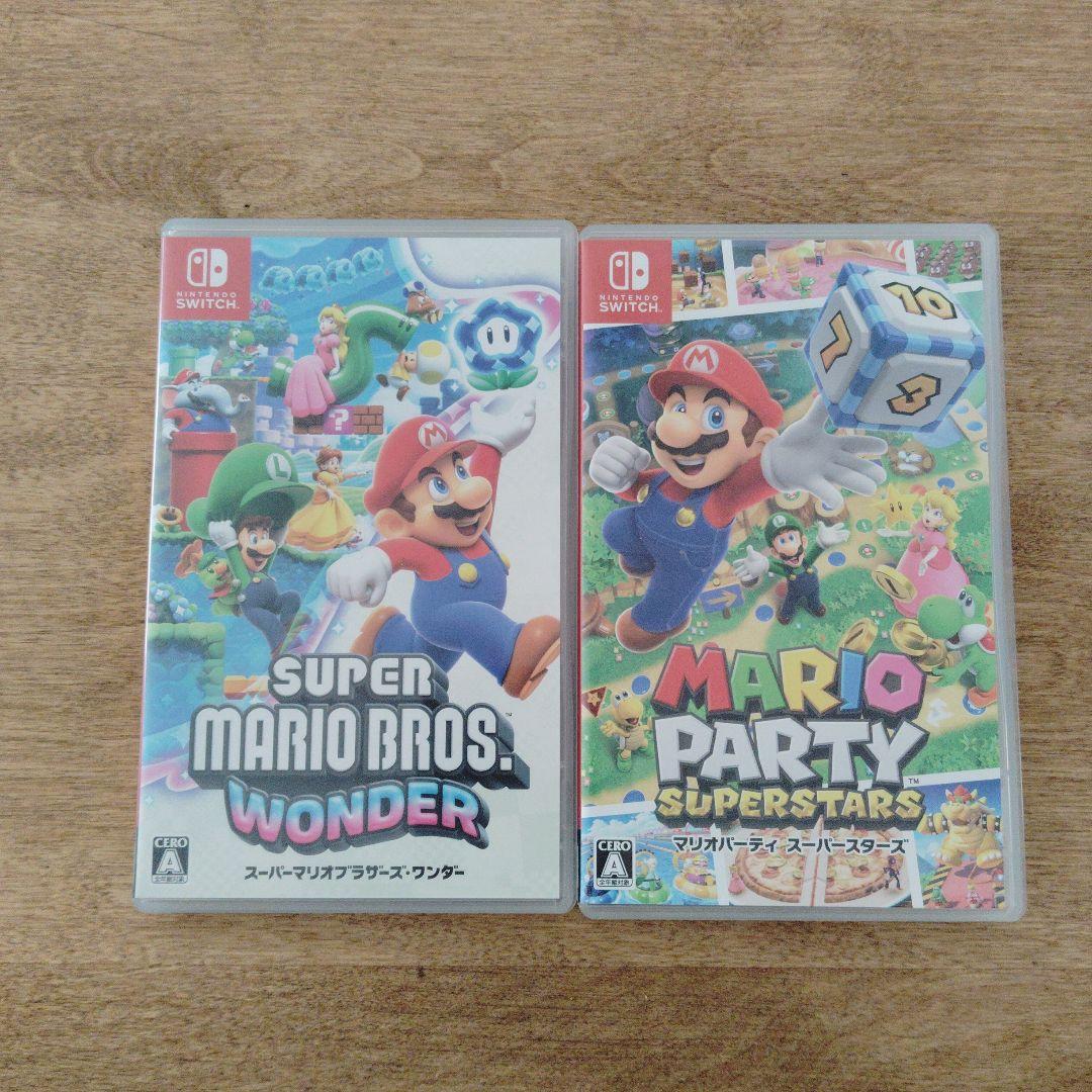 スーパーマリオブラザーズ ワンダー　マリオパーティスーパースターズ　ソフト