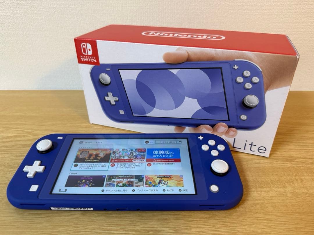 【ほぼ未使用】Nintendo Switch Lite ブルー 本体