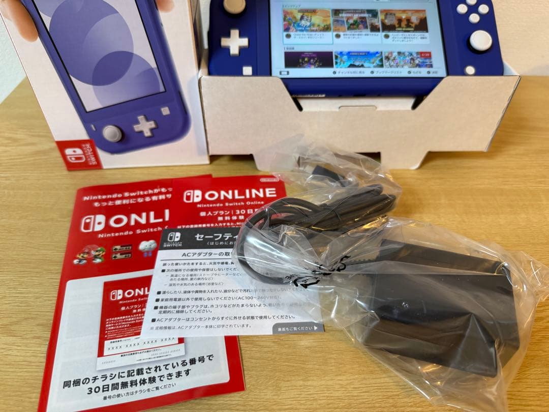 【ほぼ未使用】Nintendo Switch Lite ブルー 本体