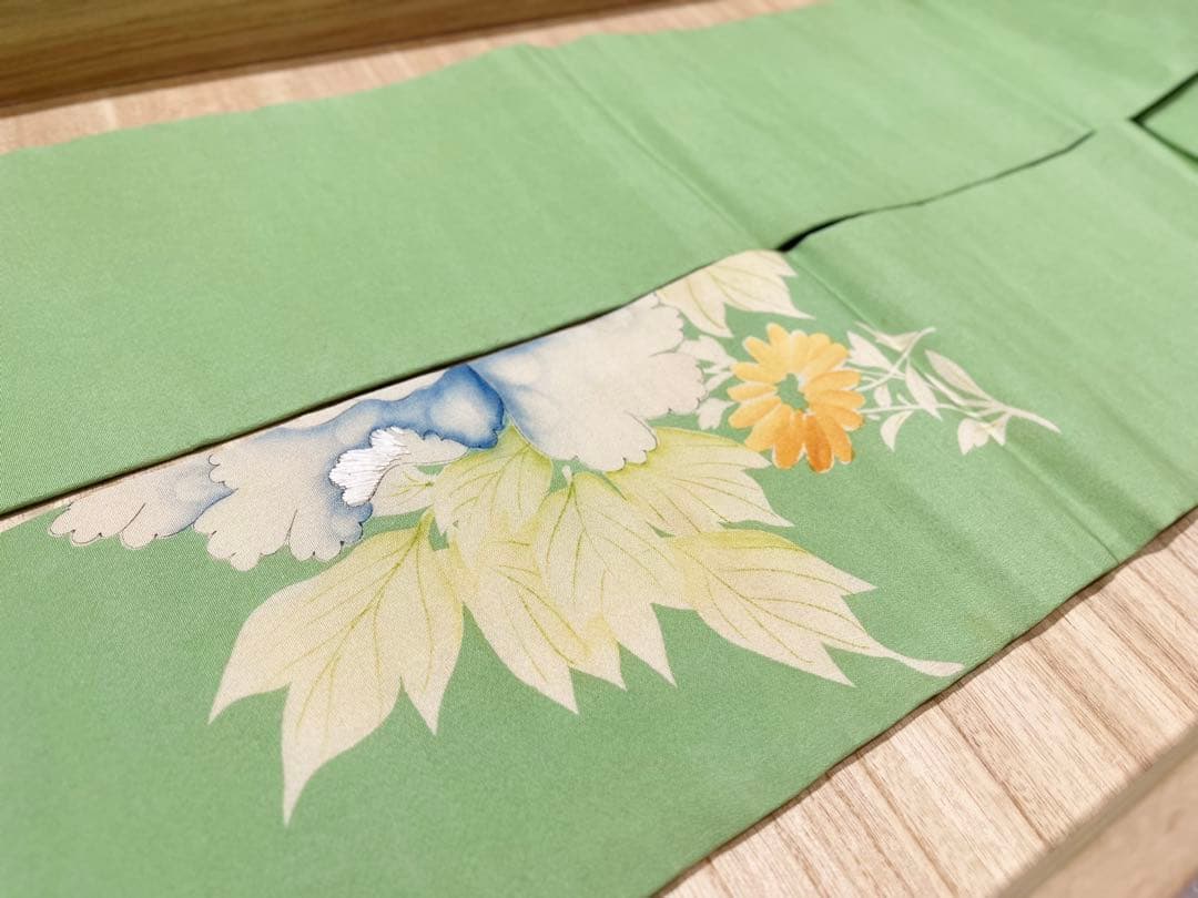 ◇限定出品◇牡丹と菊のアンティーク名古屋帯 蘇州刺繍