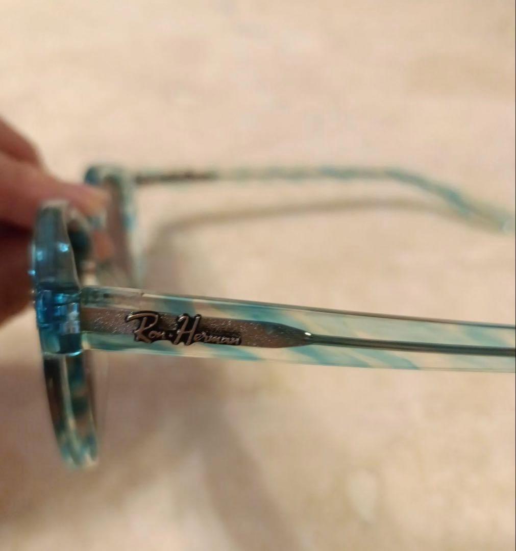 LEO ロンハーマンx金子眼鏡コラボ サングラスブルーソフトケース付き