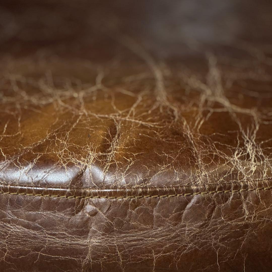 HALO ハロ ヴィンテージ レザー チューバチェア クラブチェア 英国家具