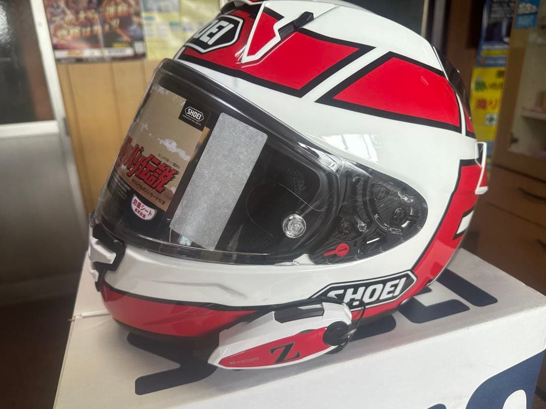 SHOEI X-Fifteen B＋comSB6xR付き 中古　送料込み✨