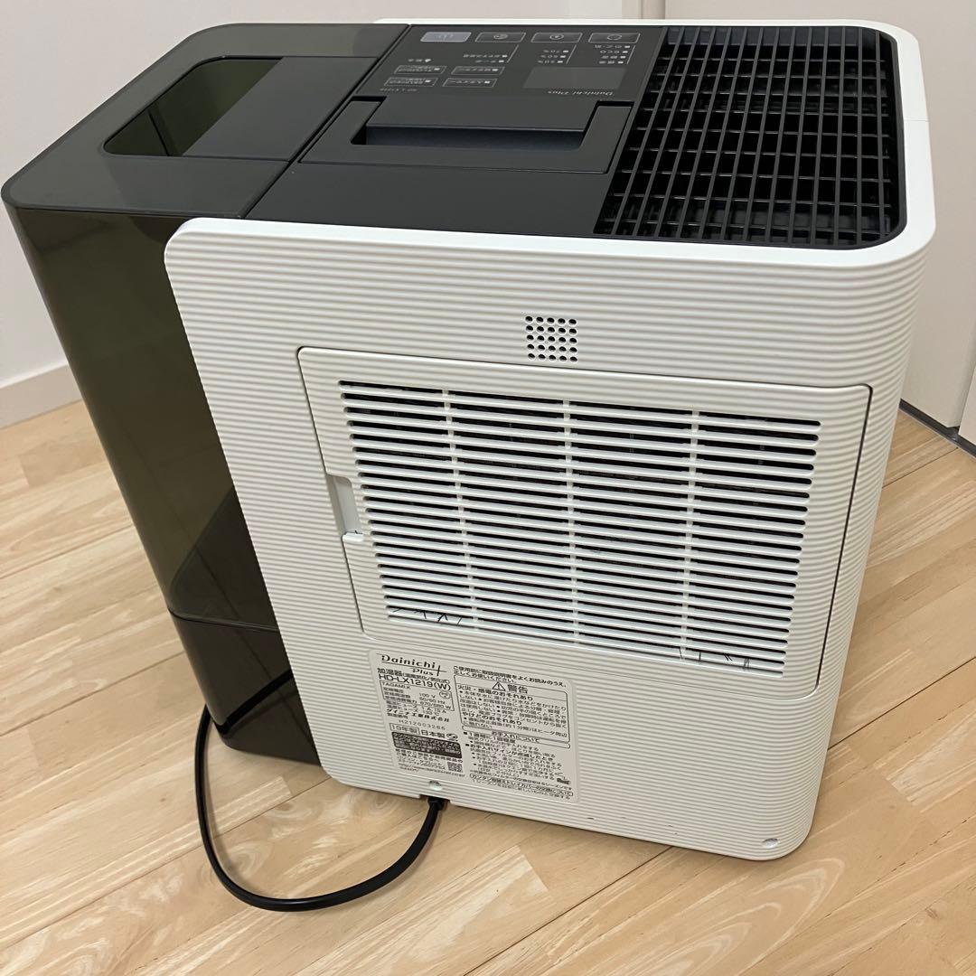 【美品】加湿器 ダイニチ ハイブリッド HD-LX1219 新品アタッチメント付