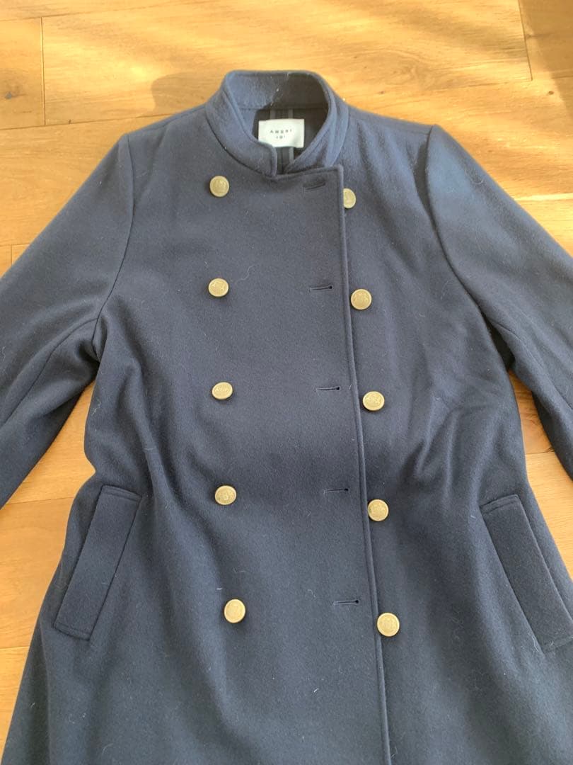 AMERI アメリ　ネイビー ロングコート　Ｍサイズ