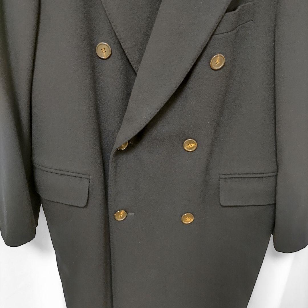 ダーバン 高級 チェスターコート ダブル【カシミア70%】黒 M 【未使用】