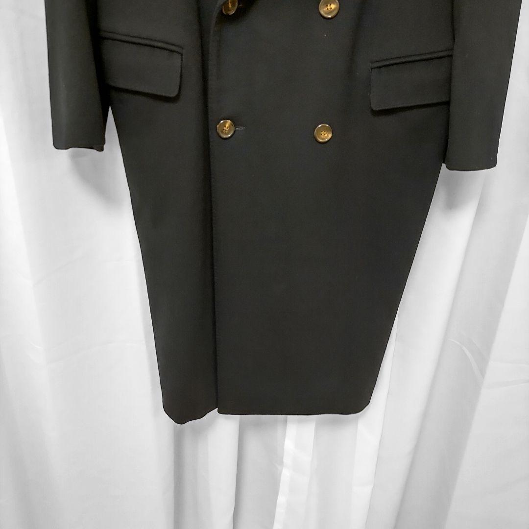 ダーバン 高級 チェスターコート ダブル【カシミア70%】黒 M 【未使用】