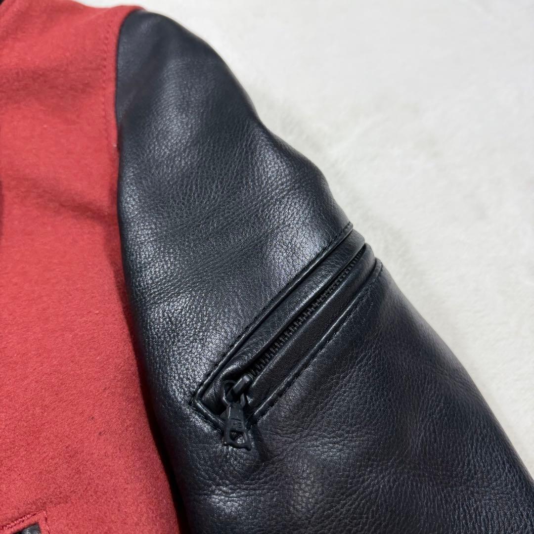 極美品 ヒステリックグラマー 希少 カウレザー レザーワッペン ダブルブレスト