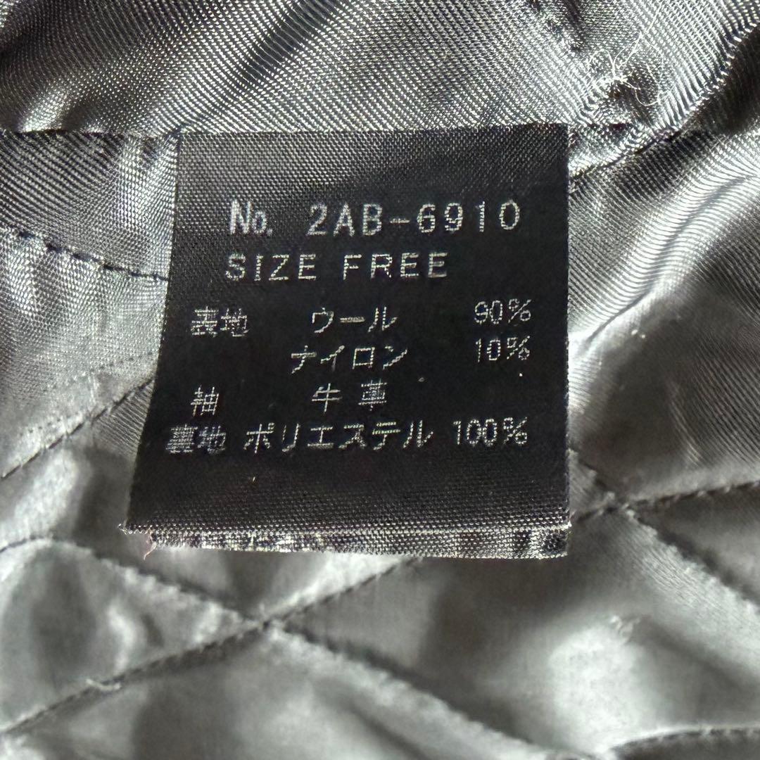 極美品 ヒステリックグラマー 希少 カウレザー レザーワッペン ダブルブレスト