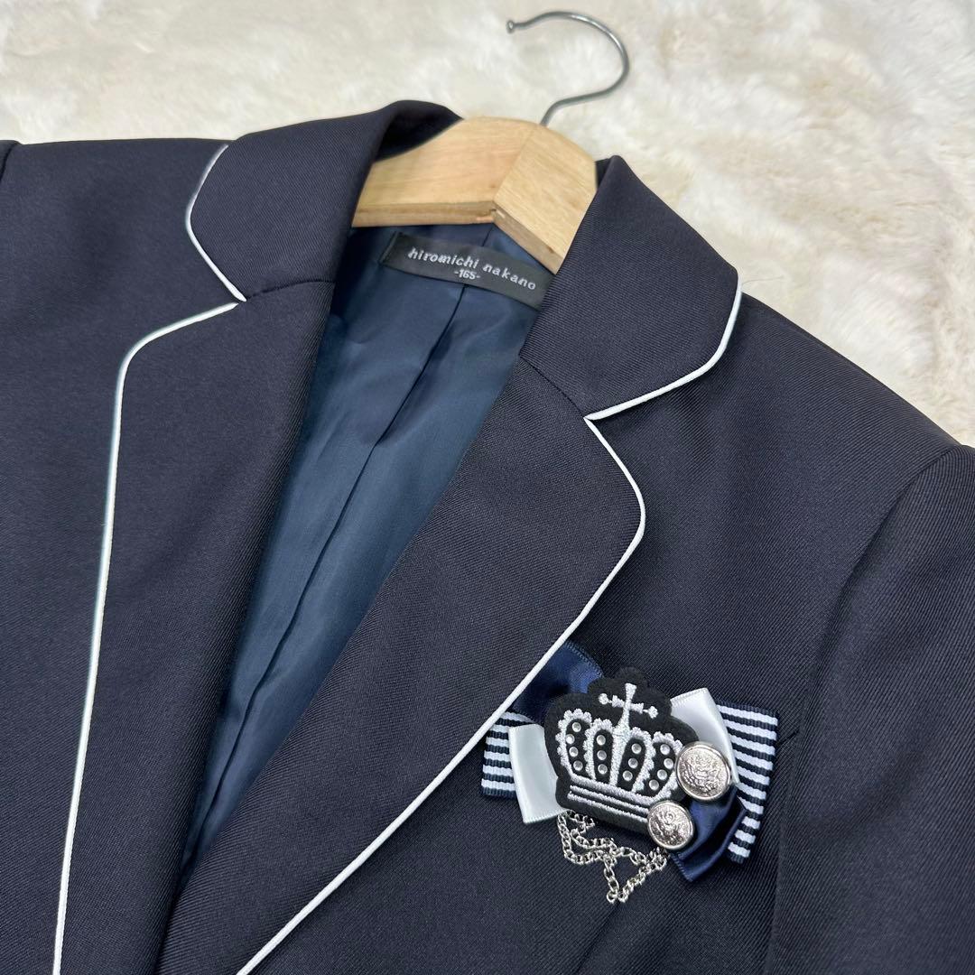 ✨美品✨ヒロミチナカノ 卒業式 女の子 スーツ 2点セット 165 エンブレム付