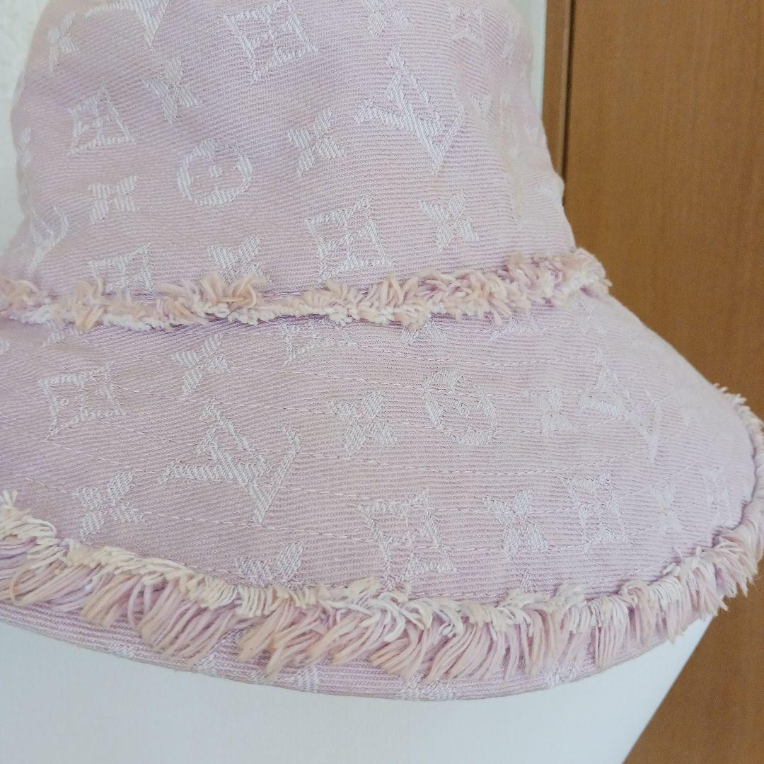 LOUIS VUITTON 　ルイヴィトン　モノグラム　ピンク バケットハット