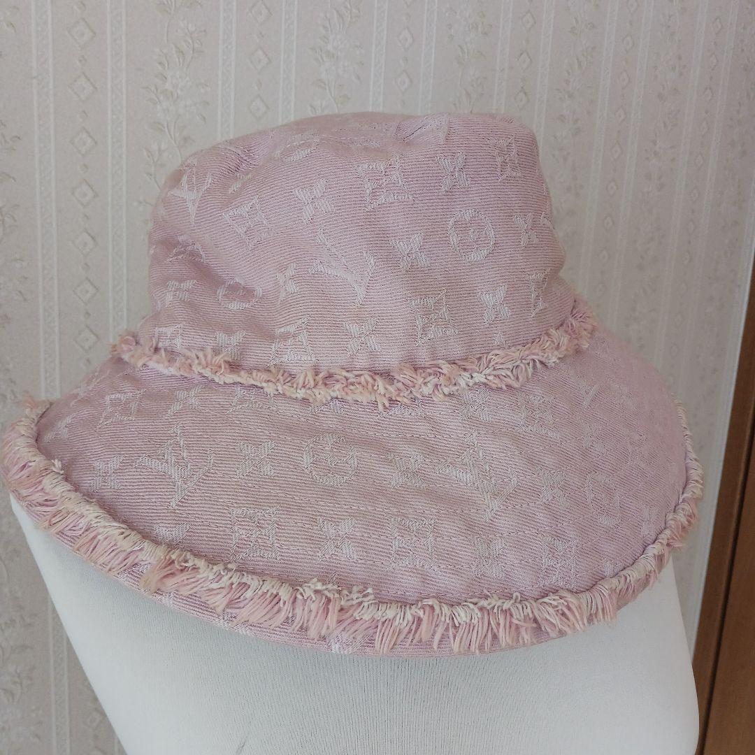 LOUIS VUITTON 　ルイヴィトン　モノグラム　ピンク バケットハット