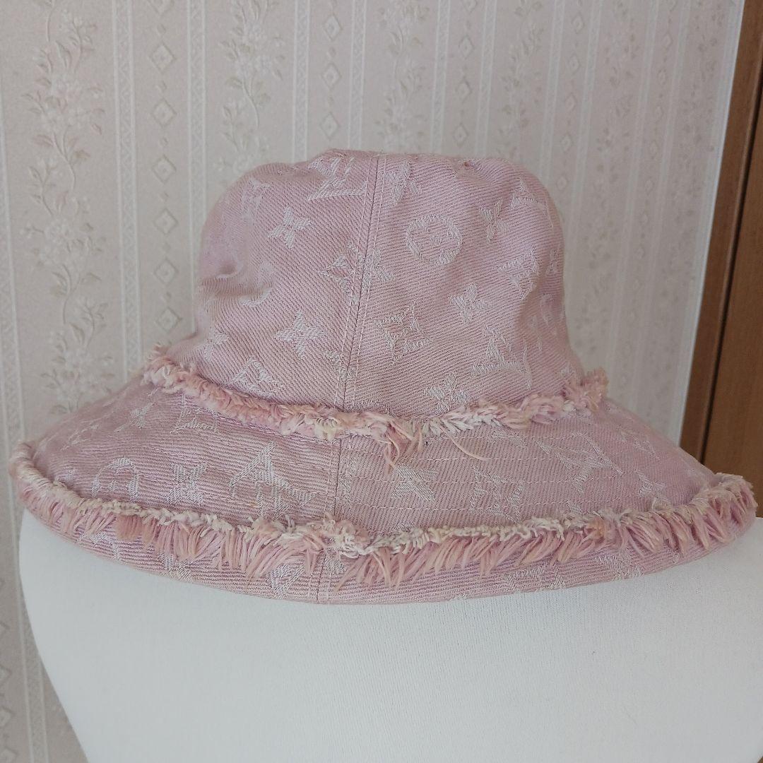 LOUIS VUITTON 　ルイヴィトン　モノグラム　ピンク バケットハット