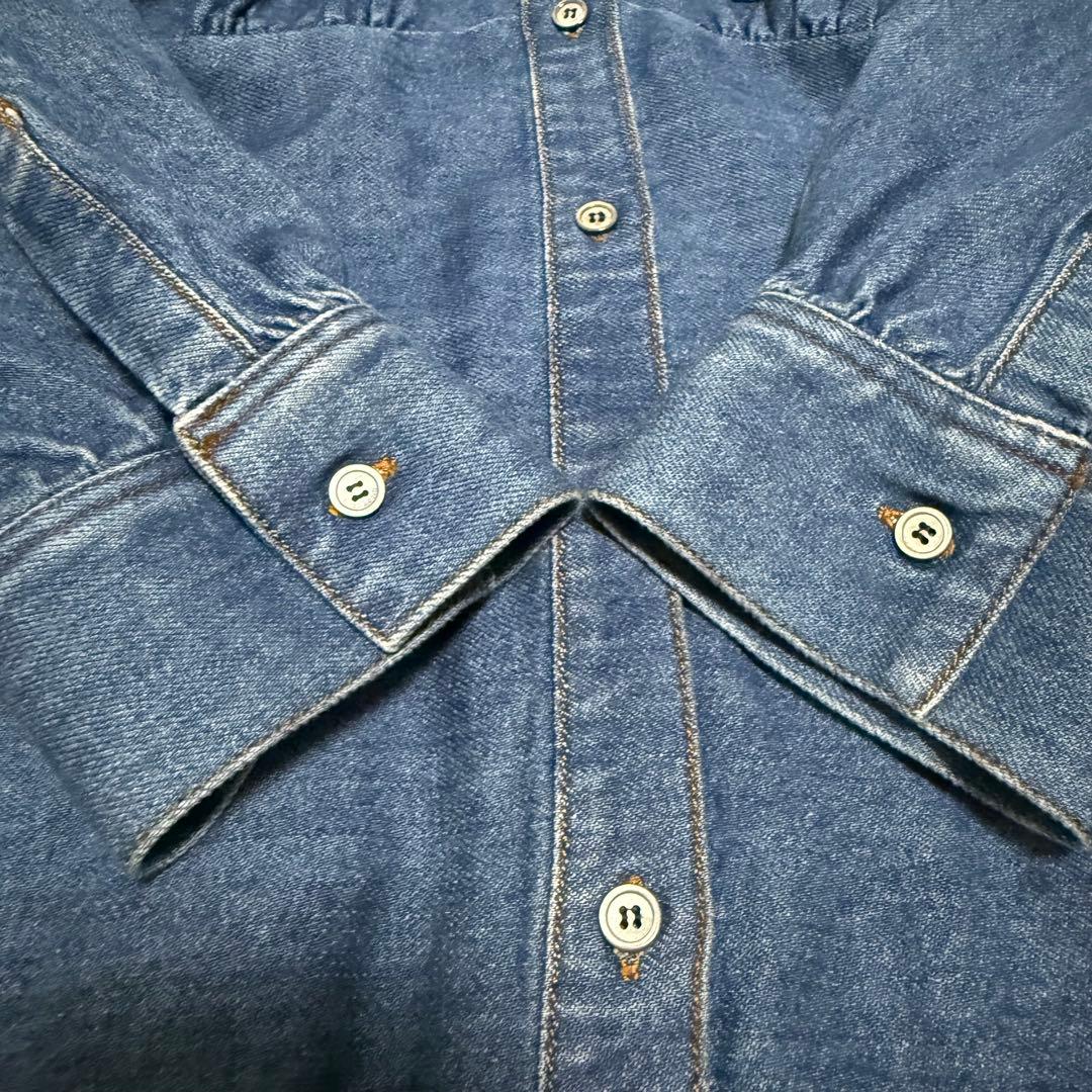 【美品】マックスマーラ デニム シャツワンピース