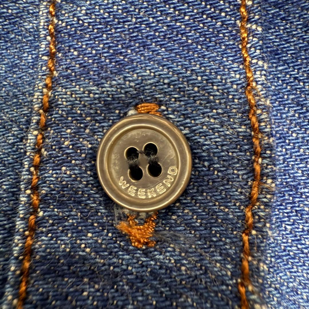 【美品】マックスマーラ デニム シャツワンピース