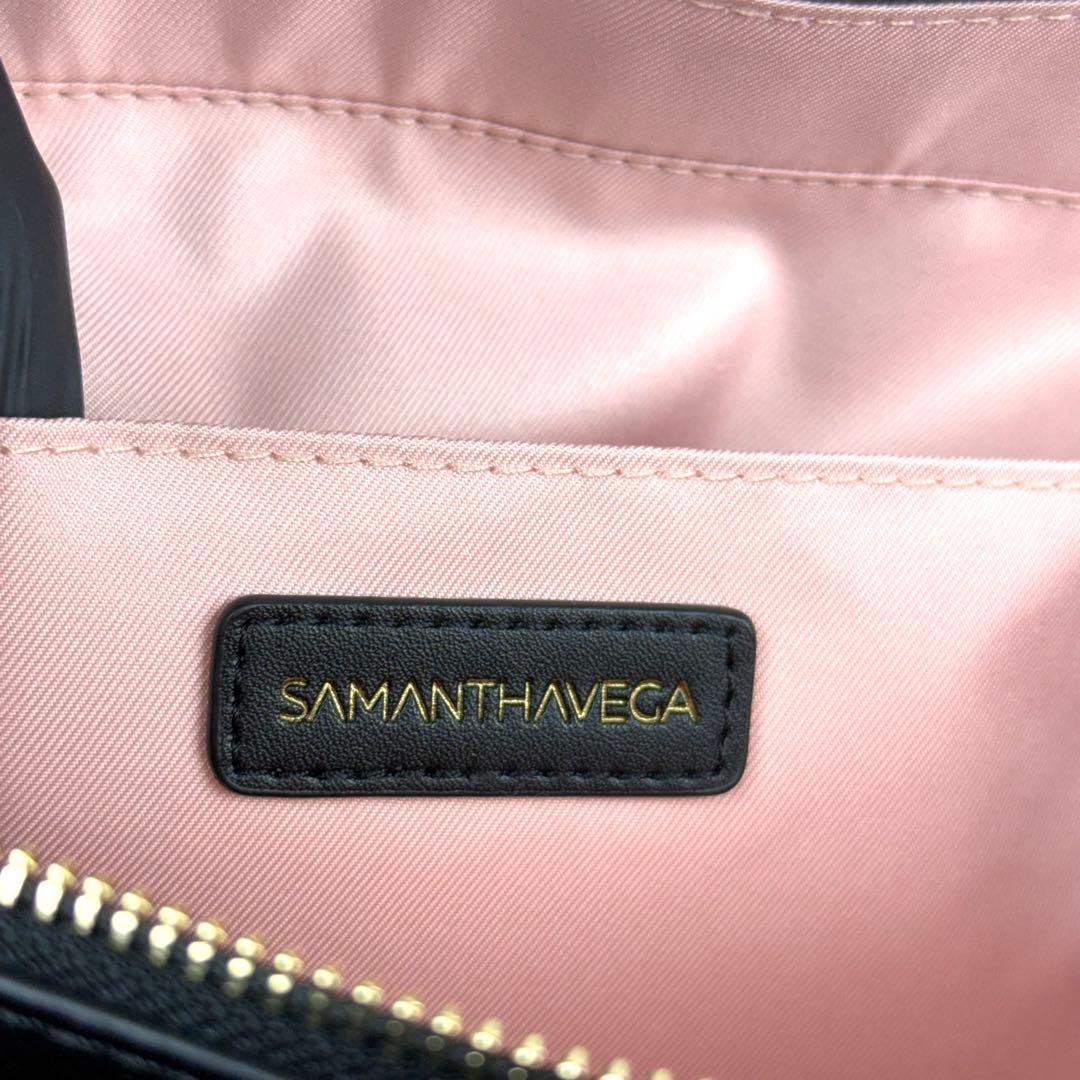 【現行】未使用級 サマンサベガ トートバッグ 肩掛け バレッタリボン A4収納