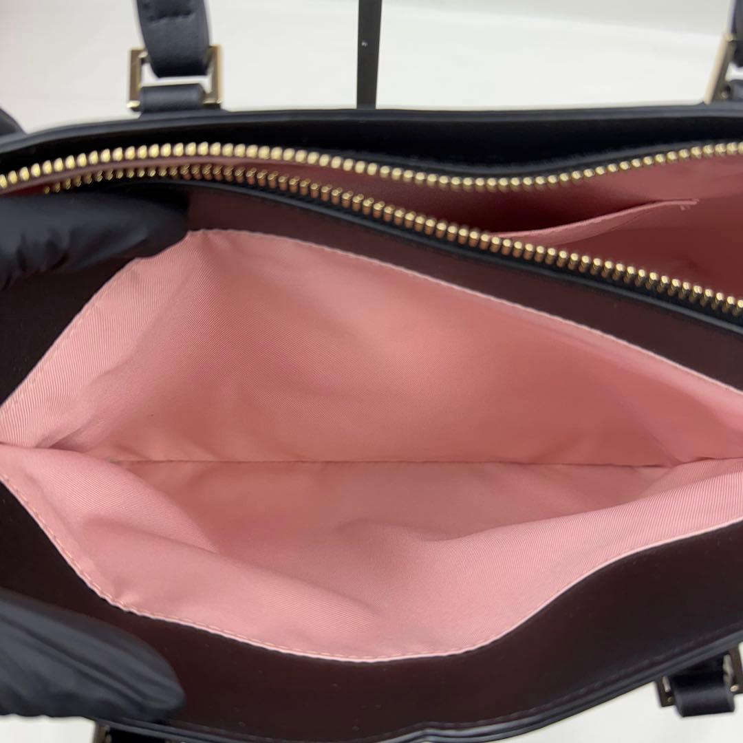 【現行】未使用級 サマンサベガ トートバッグ 肩掛け バレッタリボン A4収納