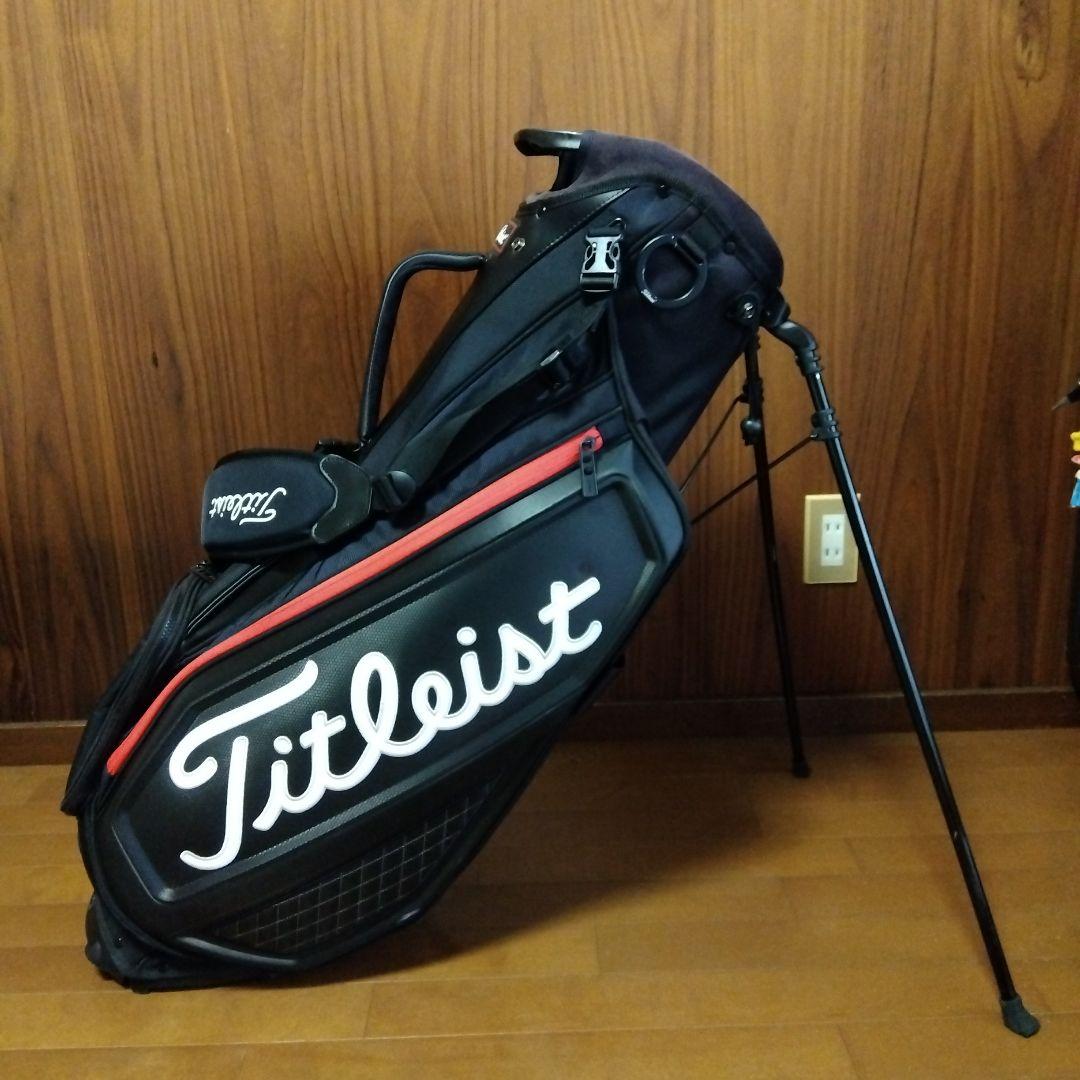 Titleist スタンド付きキャディバッグ 黒