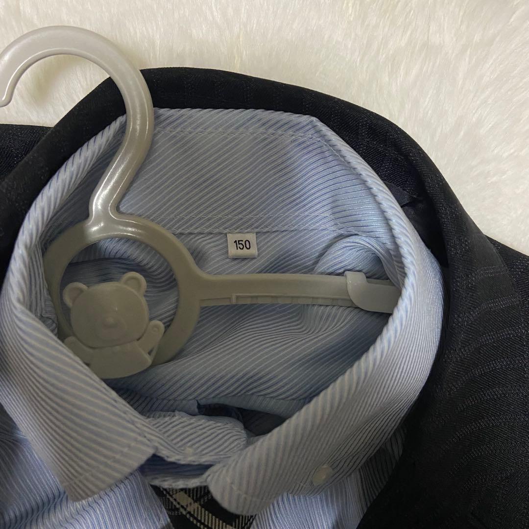 極美品　ELLE EN NOIR 男の子　スーツ ストライプ160 卒業式　入学