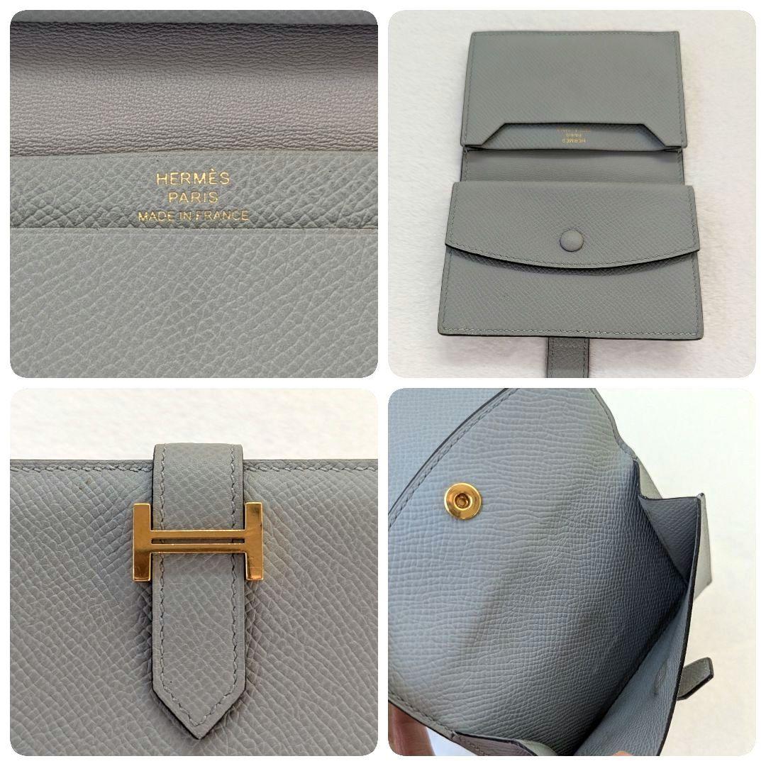 【高級】エルメス ベアンミニ カードケース 小銭入れ パスケース ヴォ―エプソン