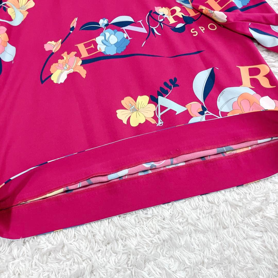 え*こ様 近年美品✨洗濯可 レオナール カットソー トップス トリム ハイネック