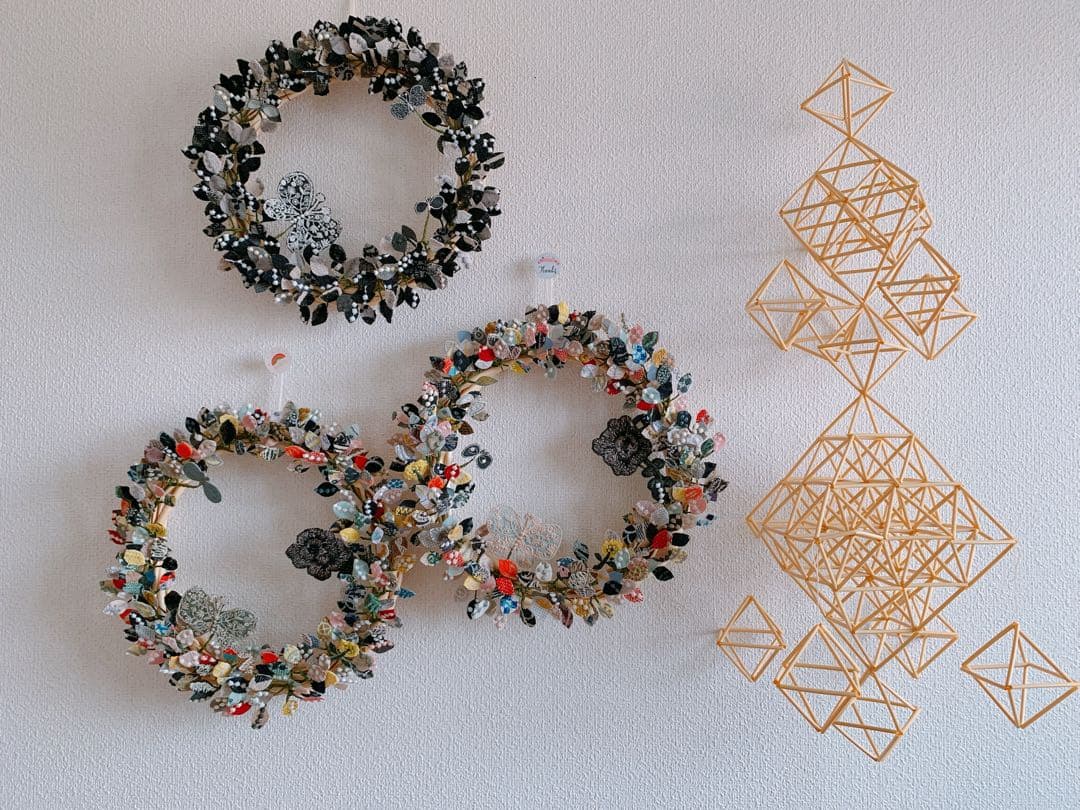 <スーパー特大サイズ①>盛り盛り森リース2025ver. ミナペルホネン　仕様