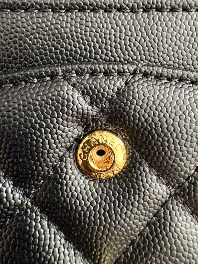 【きりんちゃん】 CHANEL ノベルティ マトラッセ キャビアスキン