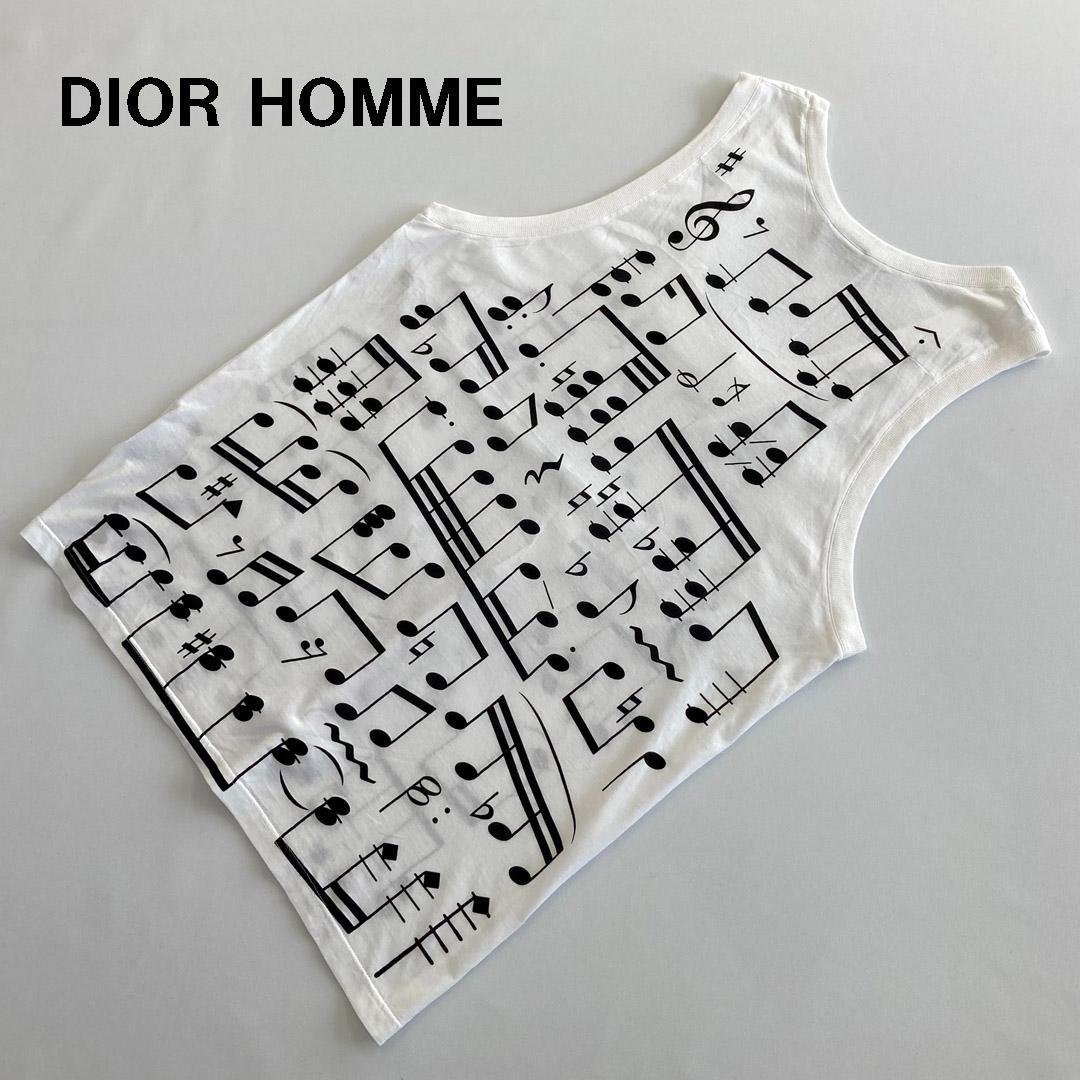Dior Homme ディオールオム 音符タンクトップ エディ期
