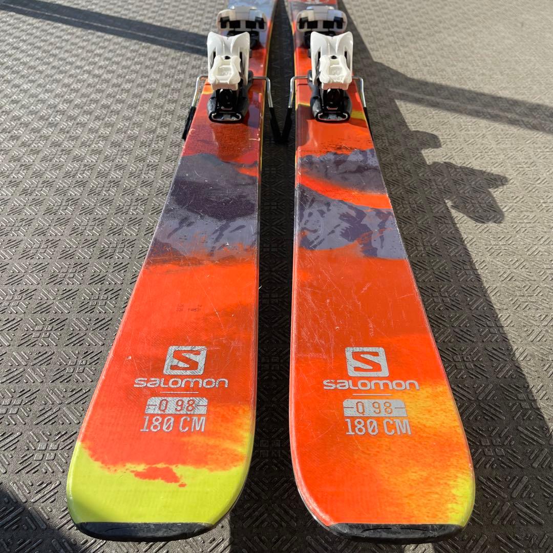SALOMON サロモン パウダースキーQST-98 180cm ビンディング付