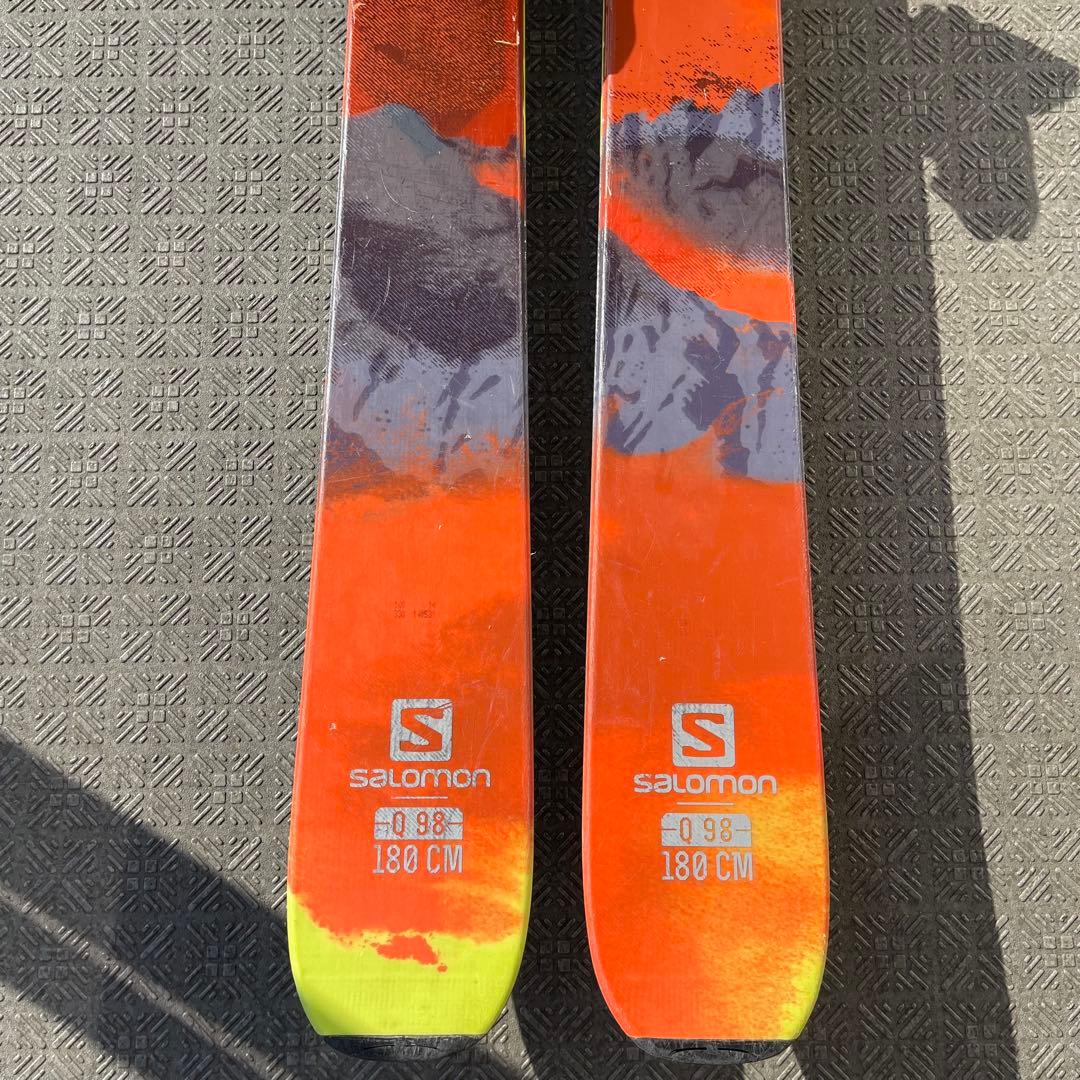 SALOMON サロモン パウダースキーQST-98 180cm ビンディング付