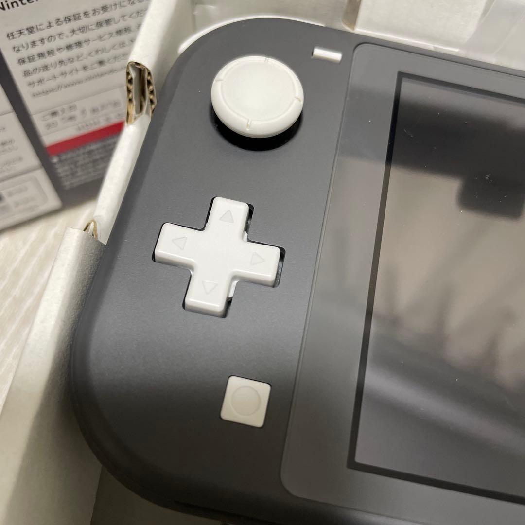 Nintendo Switch Lite グレー　本体＋箱＋収納ケース＋充電器
