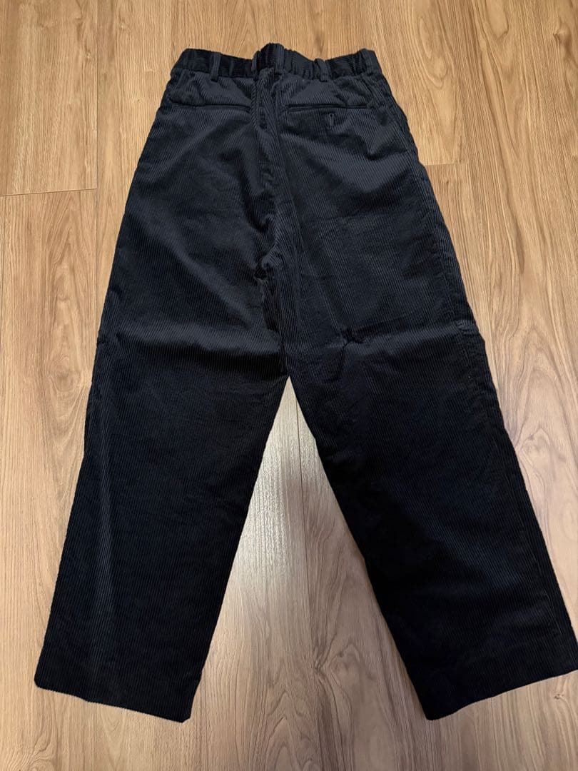 MARKAWARE DOUBLE PLEATED TROUSERSコーデュロイ