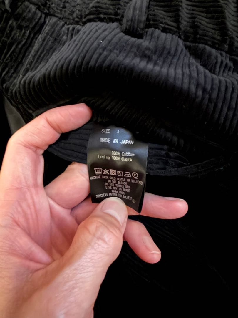 MARKAWARE DOUBLE PLEATED TROUSERSコーデュロイ